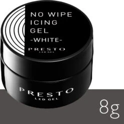 Presto No Wipe Icing Gel White [8g] [Jar](117240)
