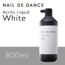 Nail De Dance [NEW] Acrylic Liquid - White [800ml](118163)