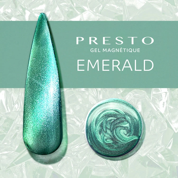 PRESTO Gel Magnétique - JW04 - Emerald(Presto Gel Magnetique Emerald Ay)