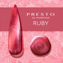 PRESTO Gel Magnétique - JW01 - Ruby(Presto Gel Magnetique Ruby Ay)