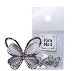 KiraNail Butterfly Wire Shiny Silver PA-BUTT-WSS(211256)