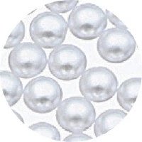 Nail Labo Pearls White (3mm) 36pcs(007399)