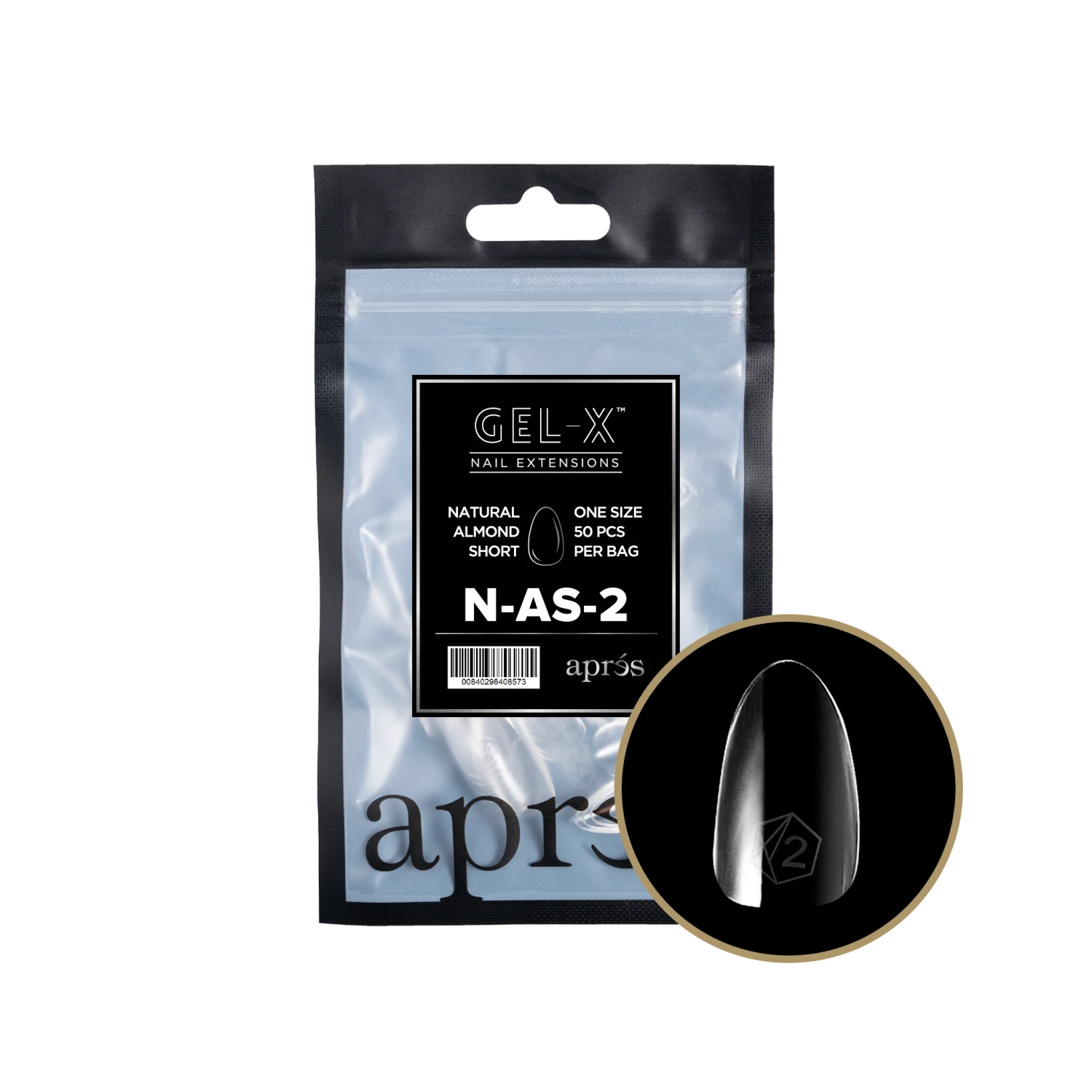 Aprés Gel-X Refill - Natural Almond Short(Nas2 0) - Image 4