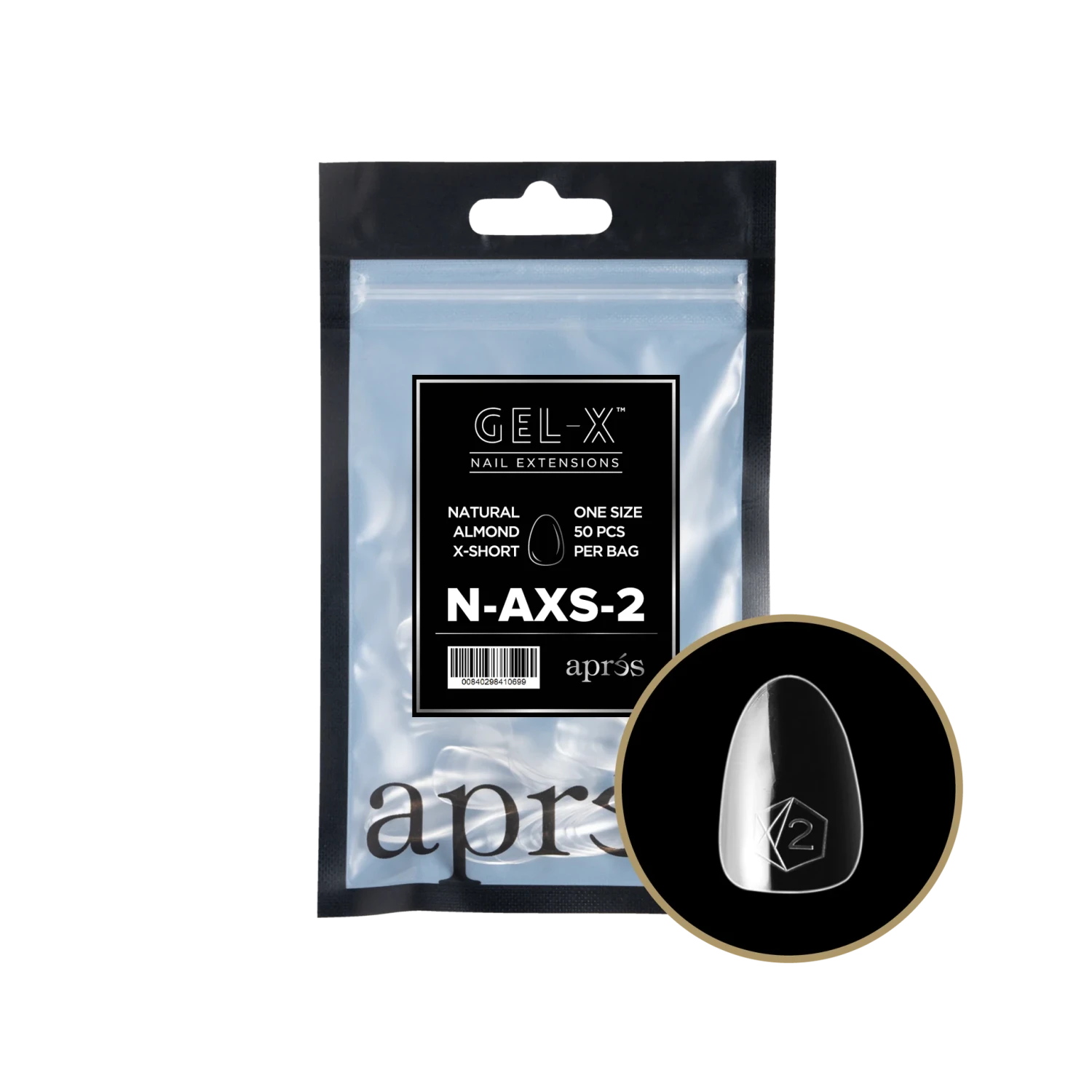 Aprés Gel-X Refill - Natural Almond Extra Short(Naxs2 0) - Image 3