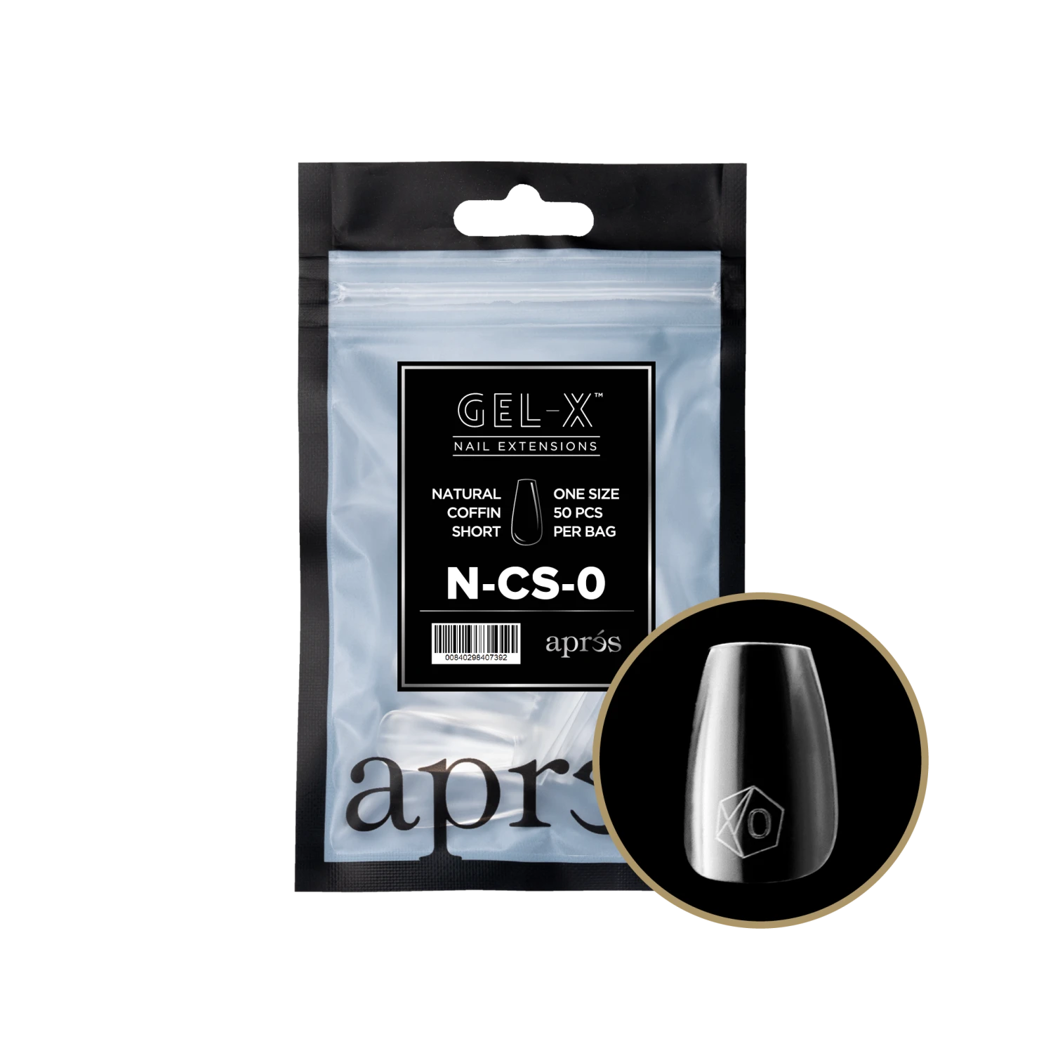 AprésGel-X Refill - Natural Coffin Short(Ncs2 0) - Image 2