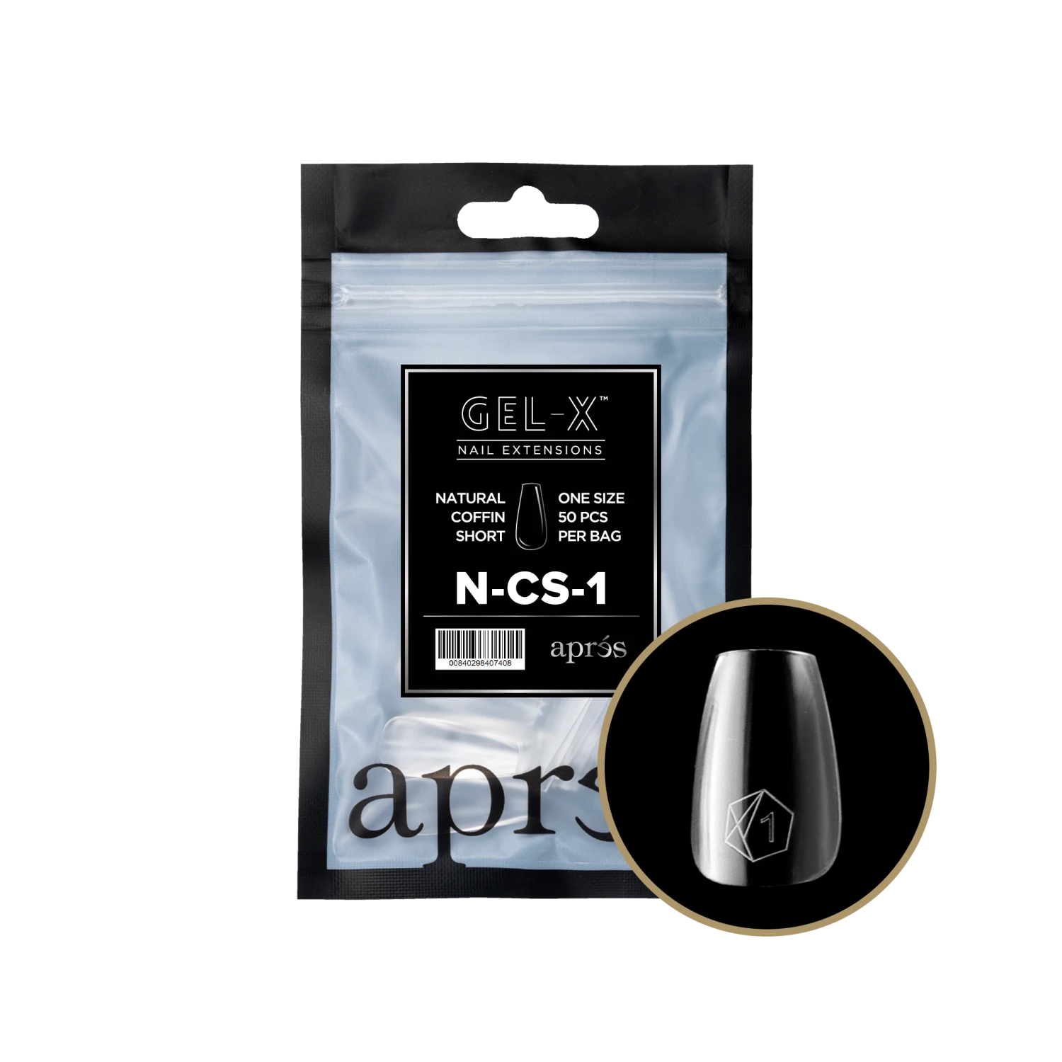 AprésGel-X Refill - Natural Coffin Short(Ncs2 0) - Image 17