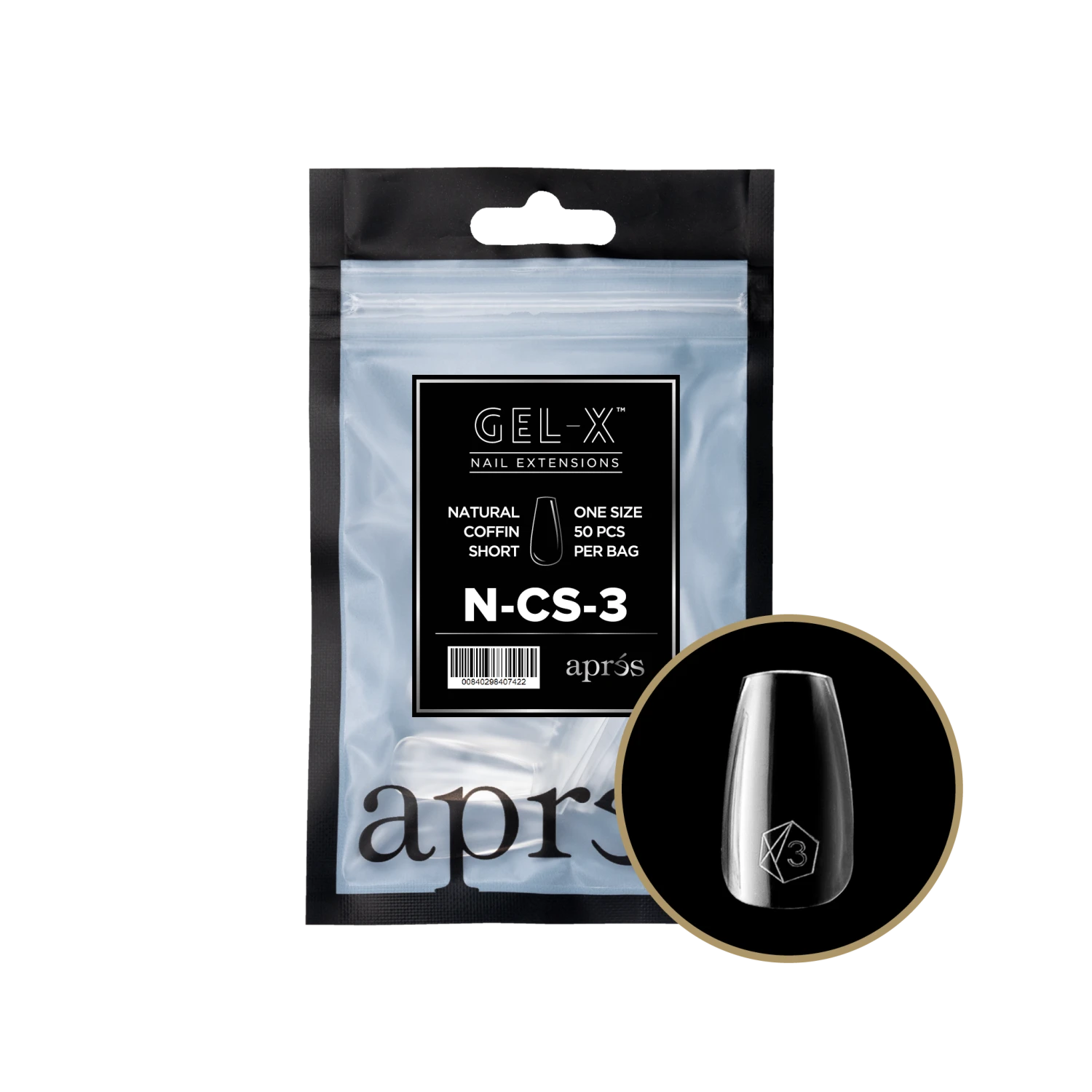 AprésGel-X Refill - Natural Coffin Short(Ncs2 0) - Image 5