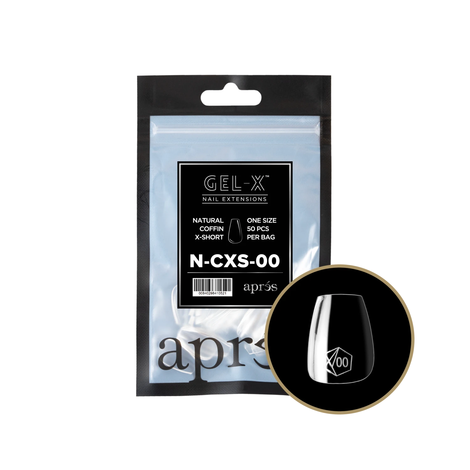 Aprés Gel-X Refill - Natural Coffin Extra Short(Ncxs2 0) - Image 15