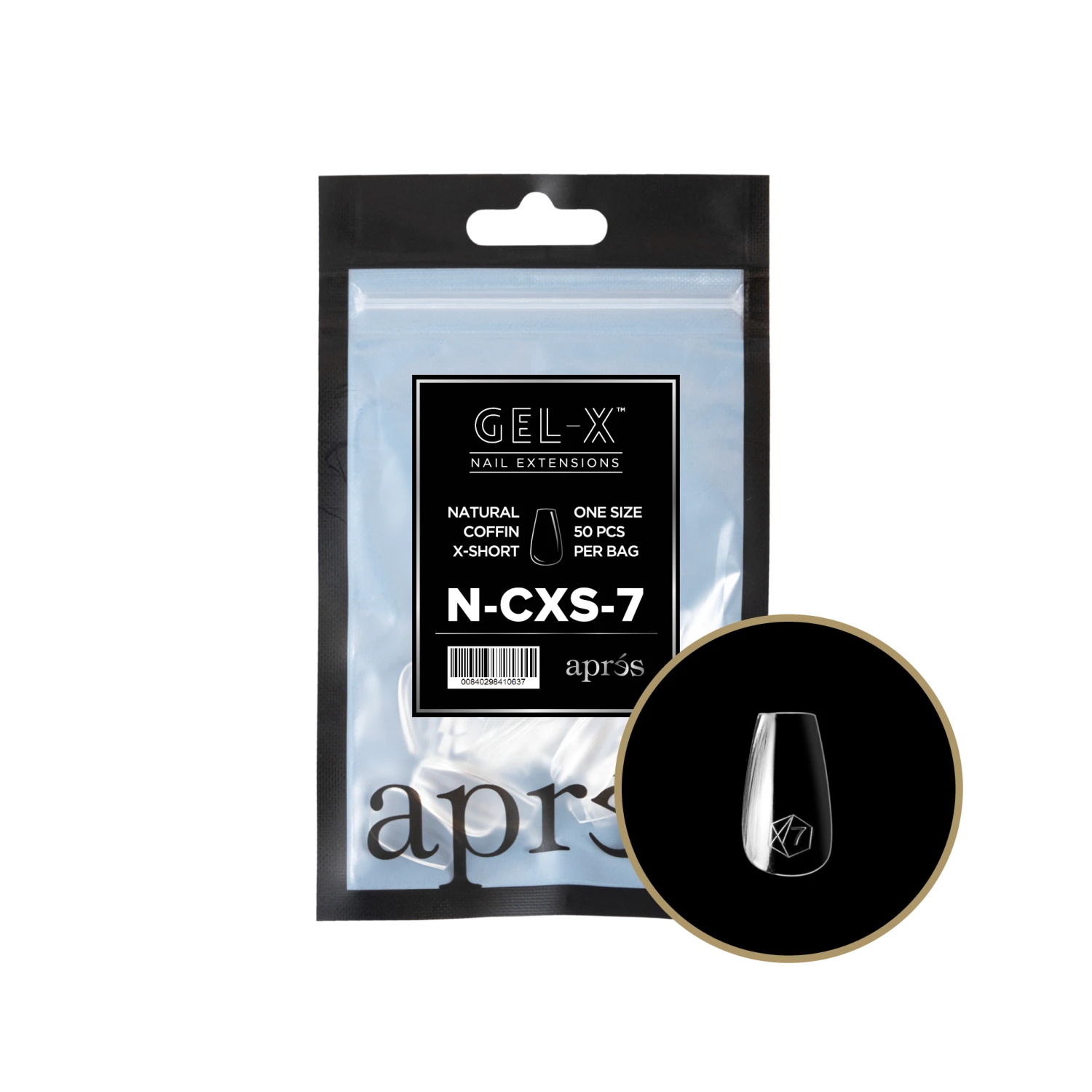 Aprés Gel-X Refill - Natural Coffin Extra Short(Ncxs2 0) - Image 12