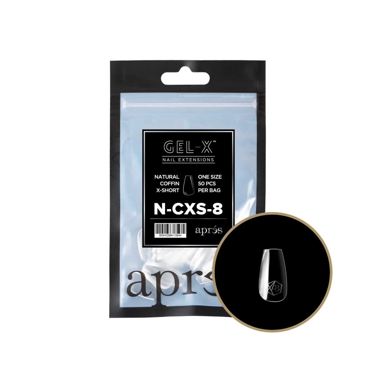 Aprés Gel-X Refill - Natural Coffin Extra Short(Ncxs2 0) - Image 13