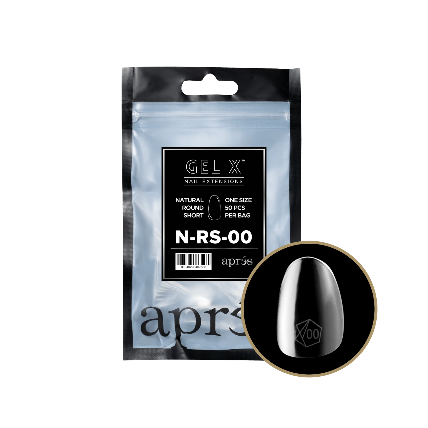 Aprés Gel-X Refill - Natural Round Short(Nrs2 0) - Image 16