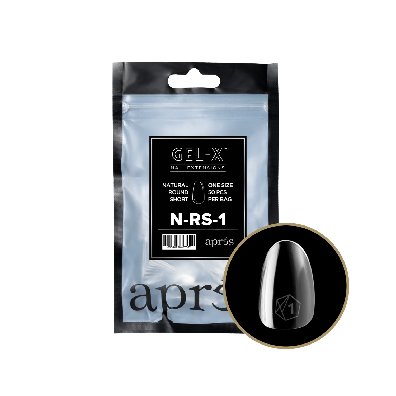 Aprés Gel-X Refill - Natural Round Short(Nrs2 0) - Image 18