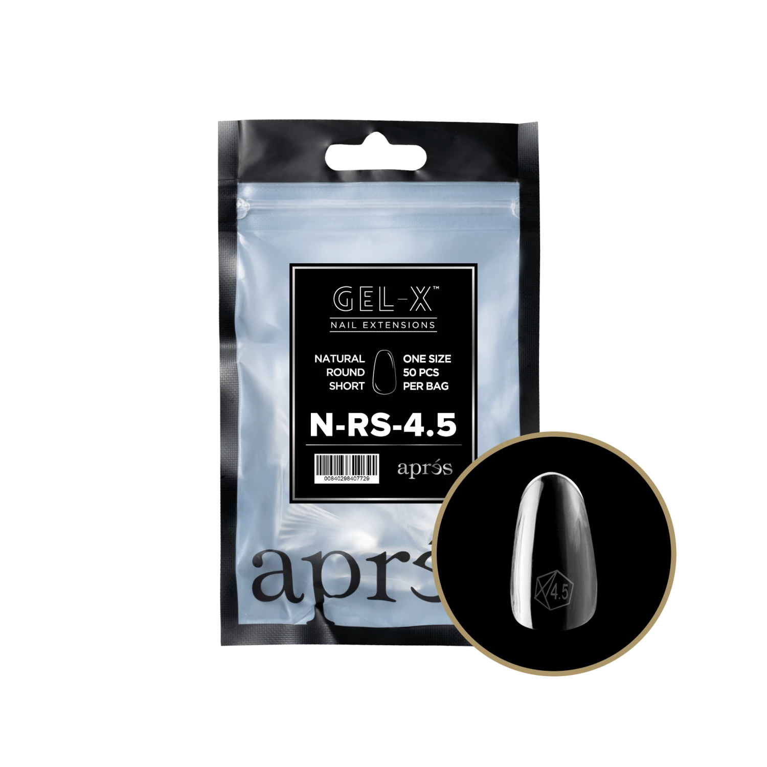 Aprés Gel-X Refill - Natural Round Short(Nrs2 0) - Image 8
