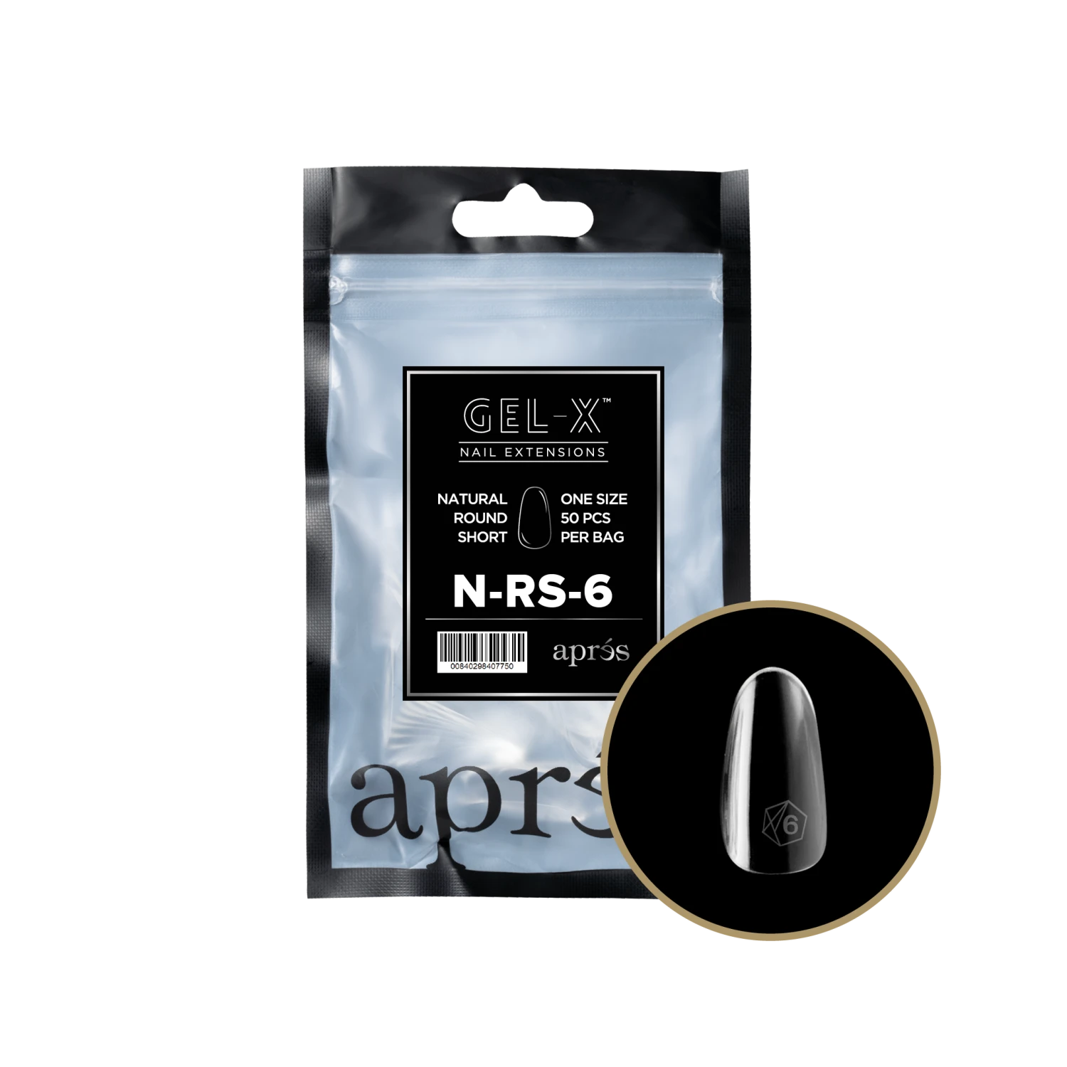 Aprés Gel-X Refill - Natural Round Short(Nrs2 0) - Image 11
