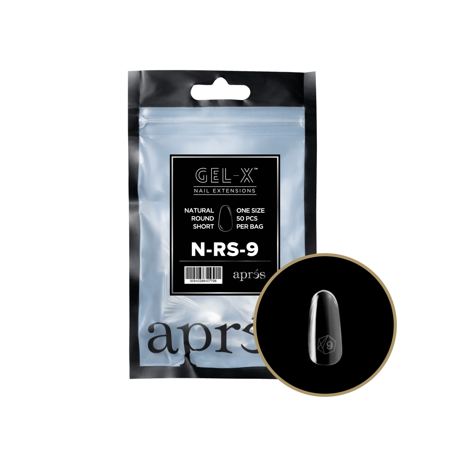 Aprés Gel-X Refill - Natural Round Short(Nrs2 0) - Image 15