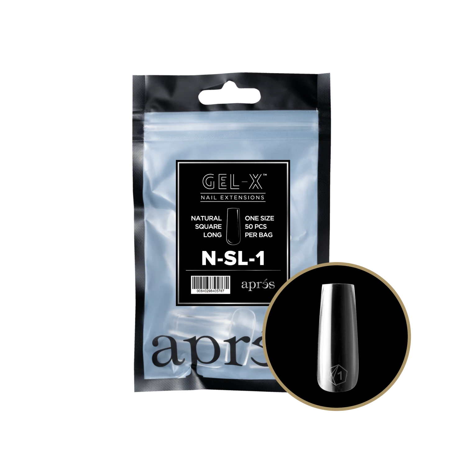 Aprés Gel-X Refill - Natural Square Long(Nsl2 0) - Image 18
