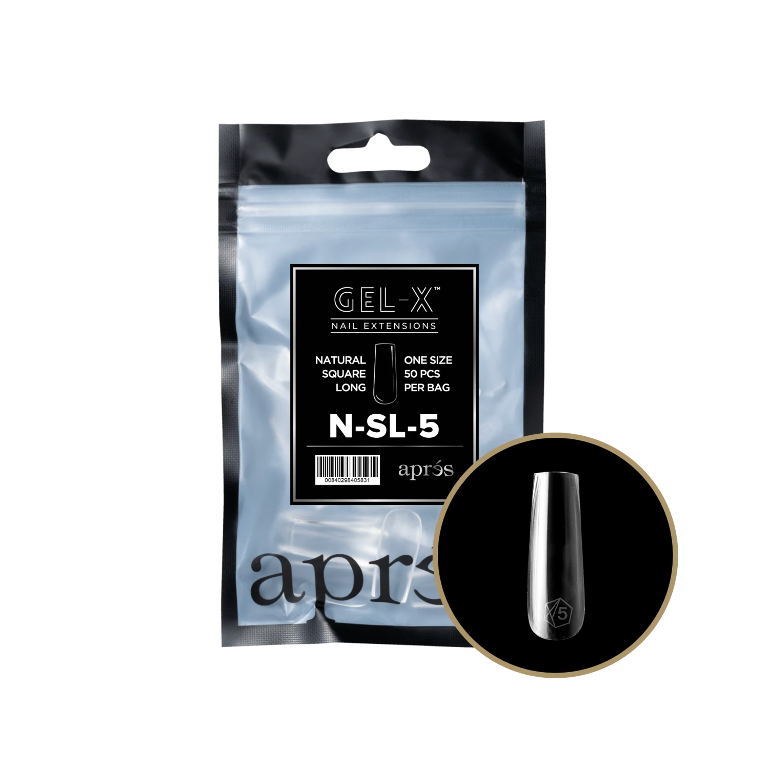 Aprés Gel-X Refill - Natural Square Long(Nsl2 0) - Image 9