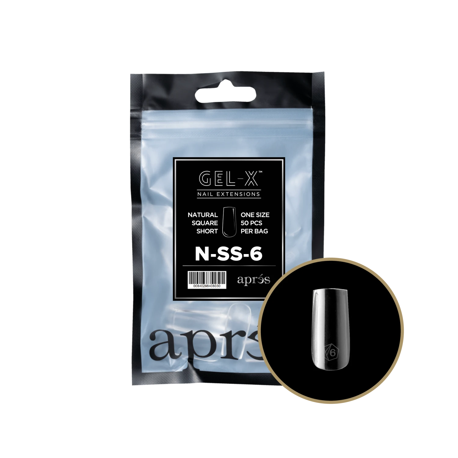 Aprés Gel-X Refill - Natural Square Short(Nss2 0) - Image 10