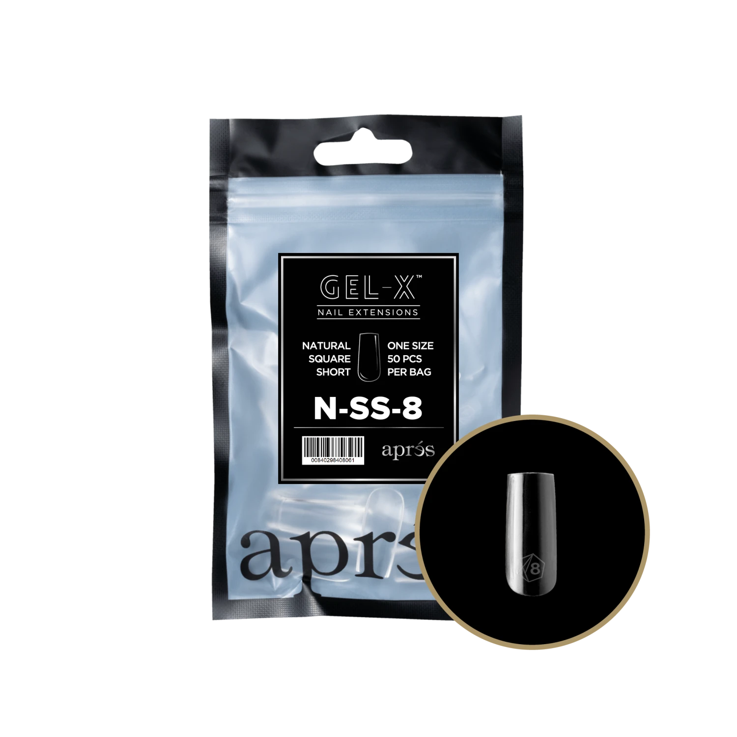 Aprés Gel-X Refill - Natural Square Short(Nss2 0) - Image 13