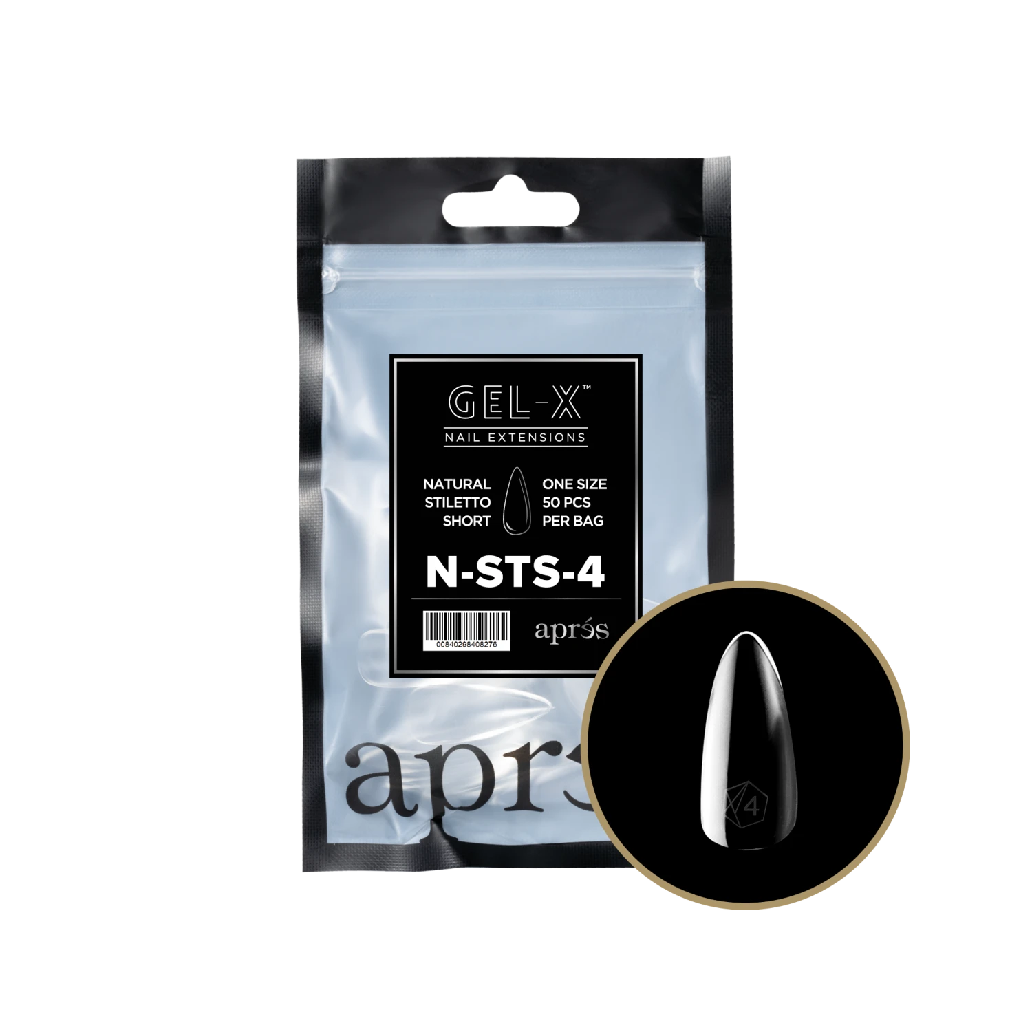 Aprés Gel-X Refill - Natural Stiletto Short(Nsts2 0) - Image 6