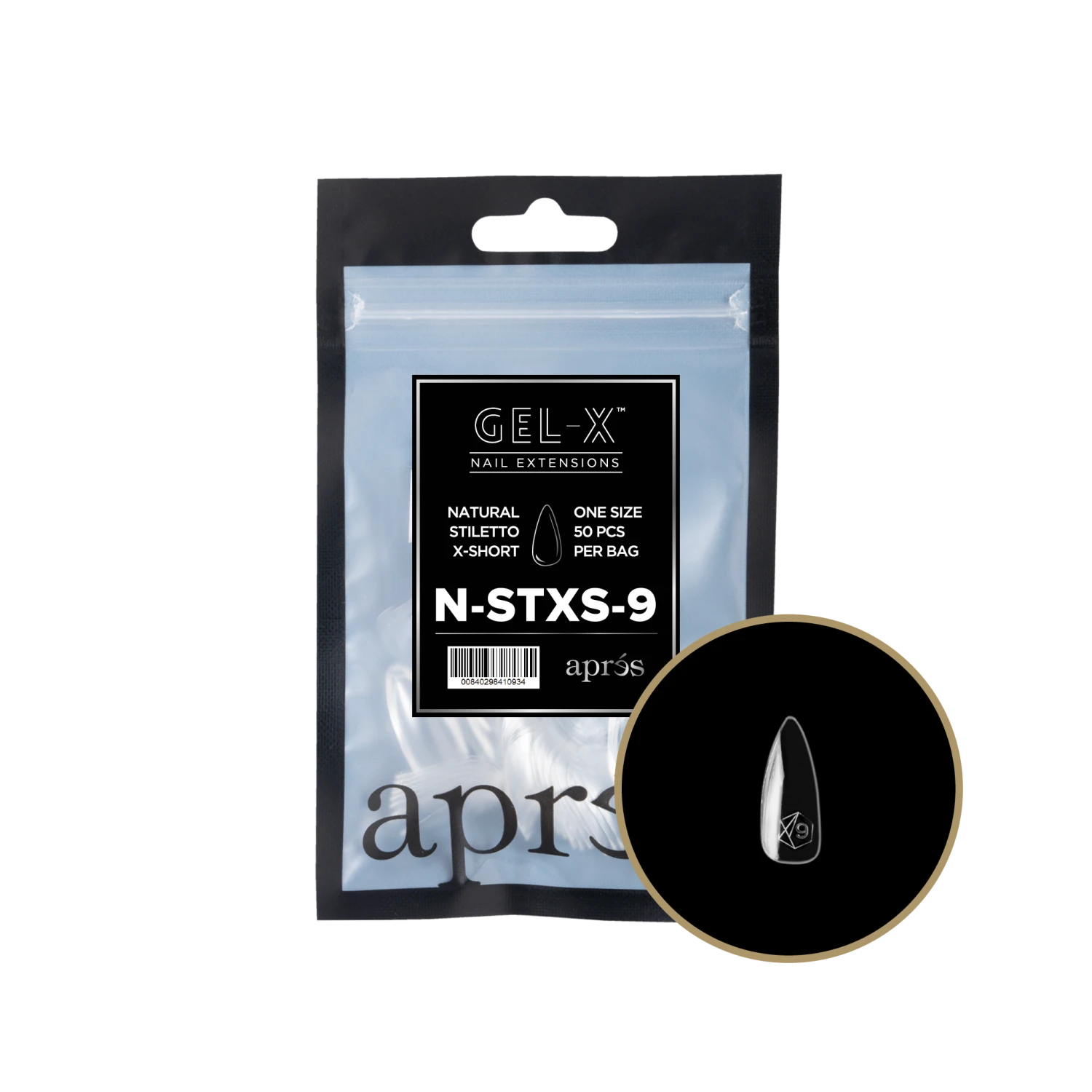 Aprés Gel-X Refill - Natural Stiletto Extra Short(Nstxs2 0) - Image 14