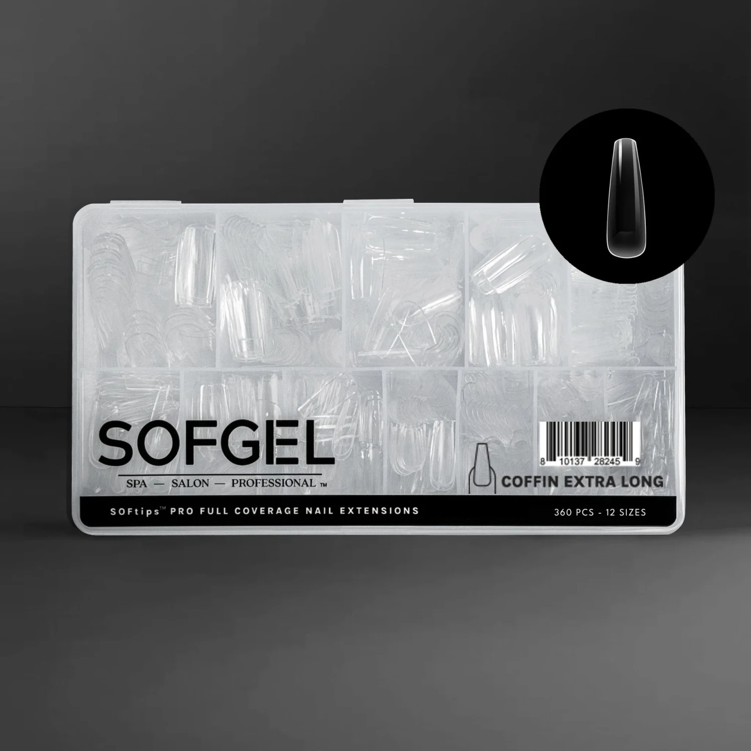 Sofgel XII Coffin Extra Long Tip Box(S23 Tbcxl)
