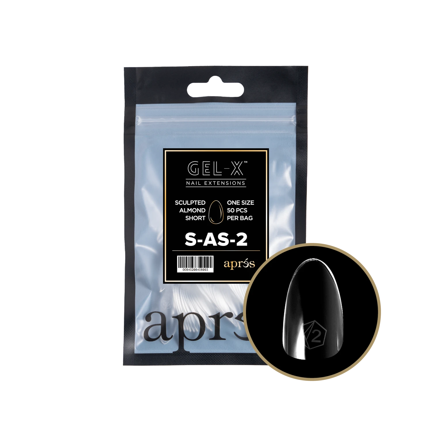 Aprés Gel-X Refill - Sculpted Almond Short(Sas2 0) - Image 4