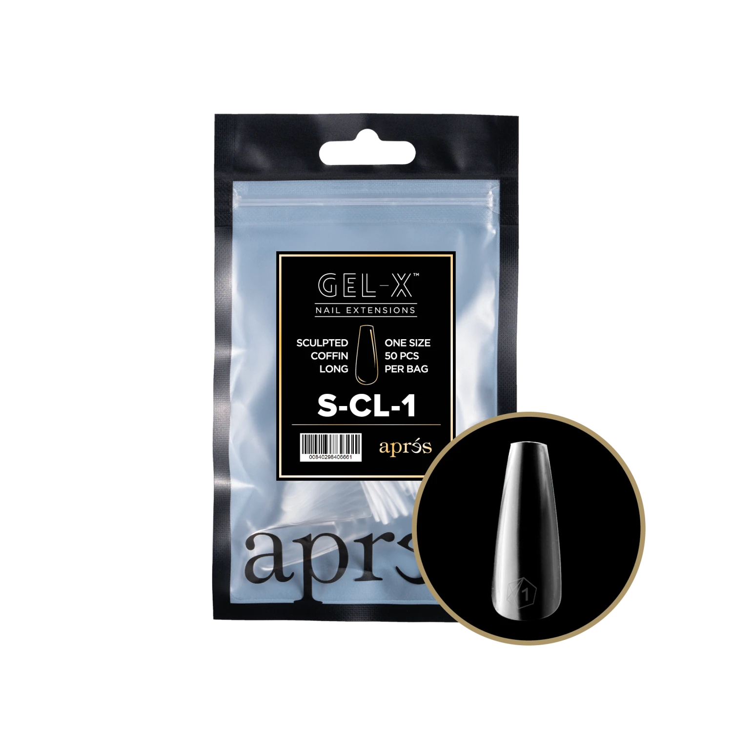Aprés Gel-X Refill - Sculpted Coffin Long(Scl2 0) - Image 3