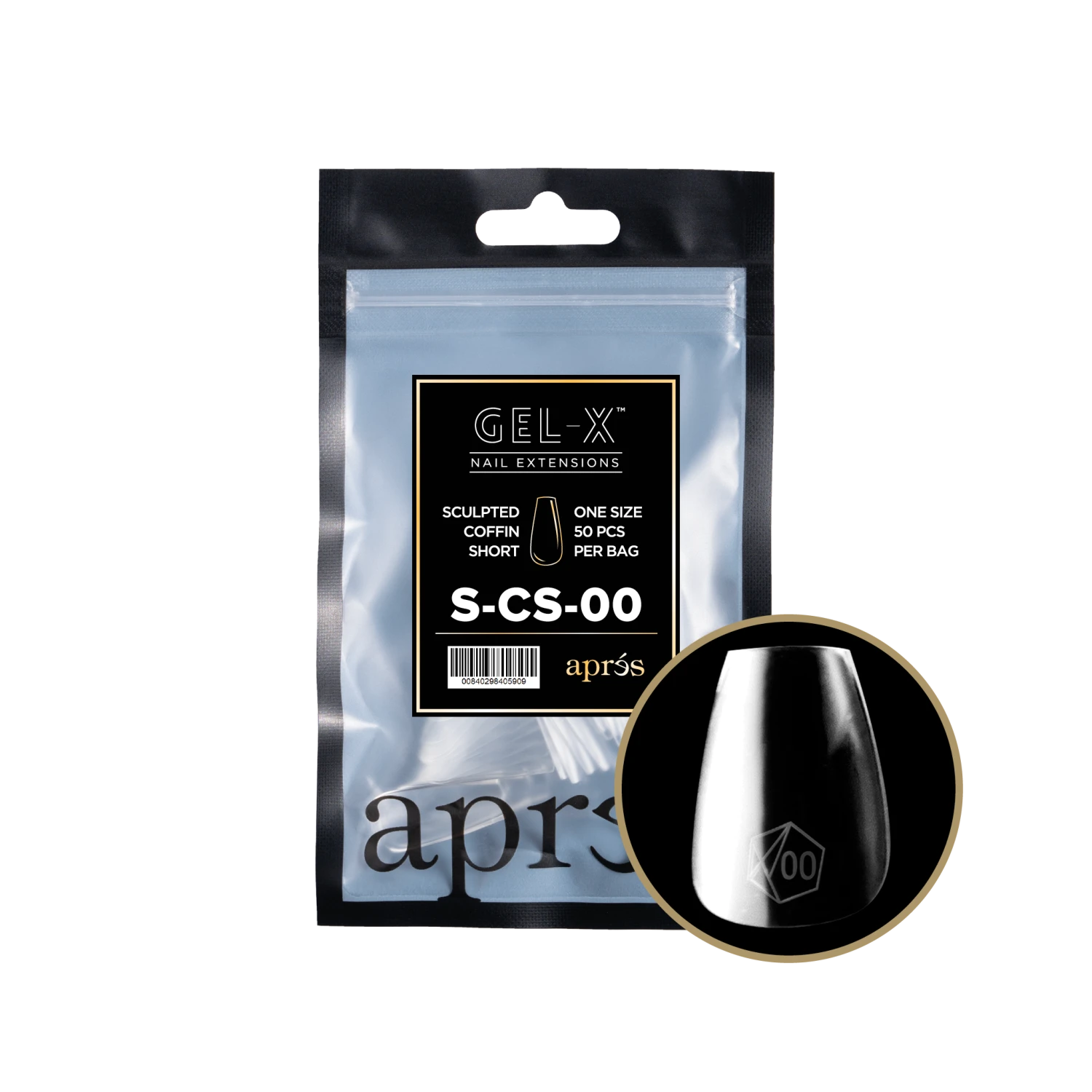 Aprés Gel-X Refill - Sculpted Coffin Short(Scs2 0)