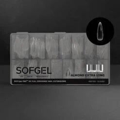 Sofgel XV Almond Extra Long Tip Box [NEW](Sofgel Xv Almond Extra Long Tip Box)