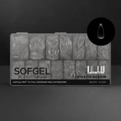 Sofgel XV Stiletto Medium Tip Box [NEW](Sofgel Xv Stiletto Medium Tip Box New)