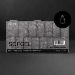 Sofgel XV Stiletto Short Tip Box [NEW](Sofgel Xv Stiletto Short Tip Box New)