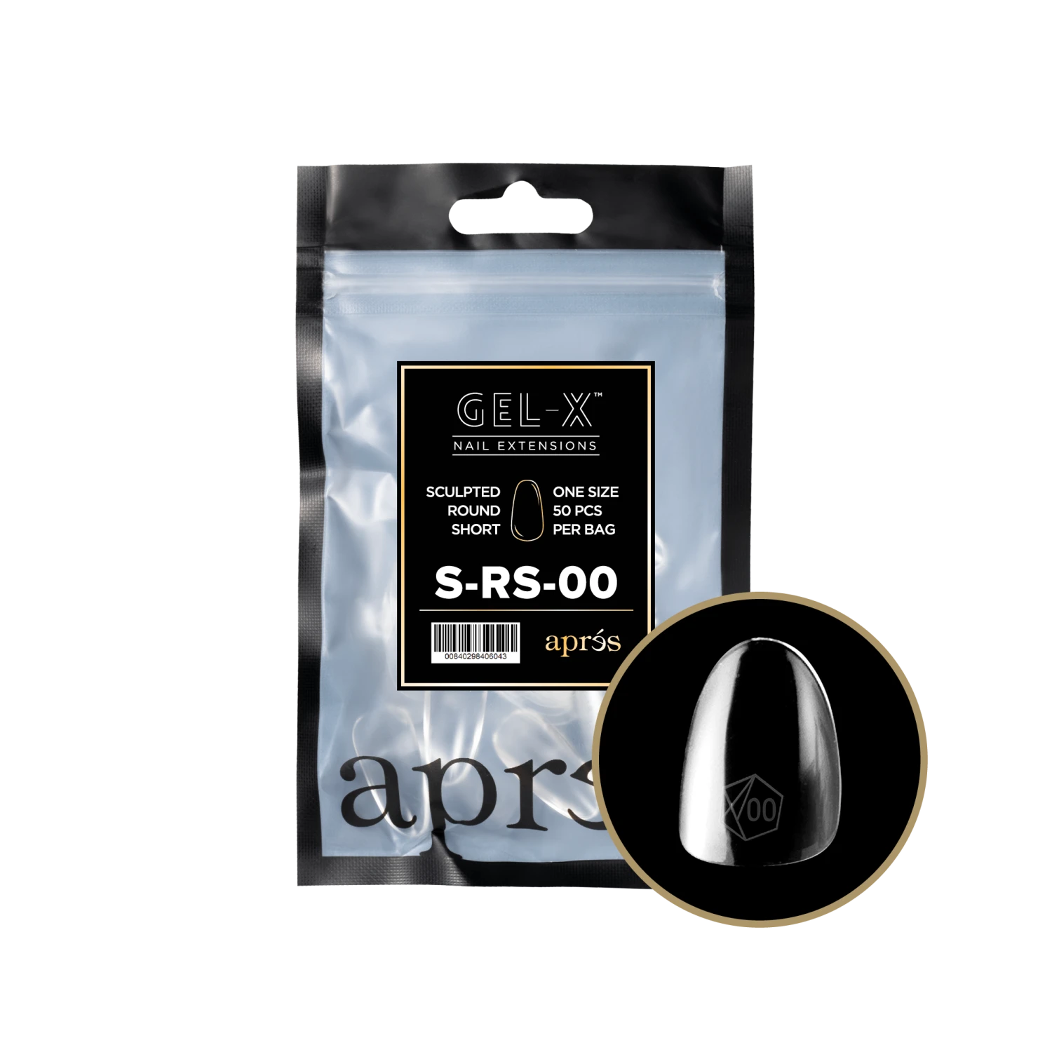 Aprés Gel-X Refill - Sculpted Round Short(Srs2 0)