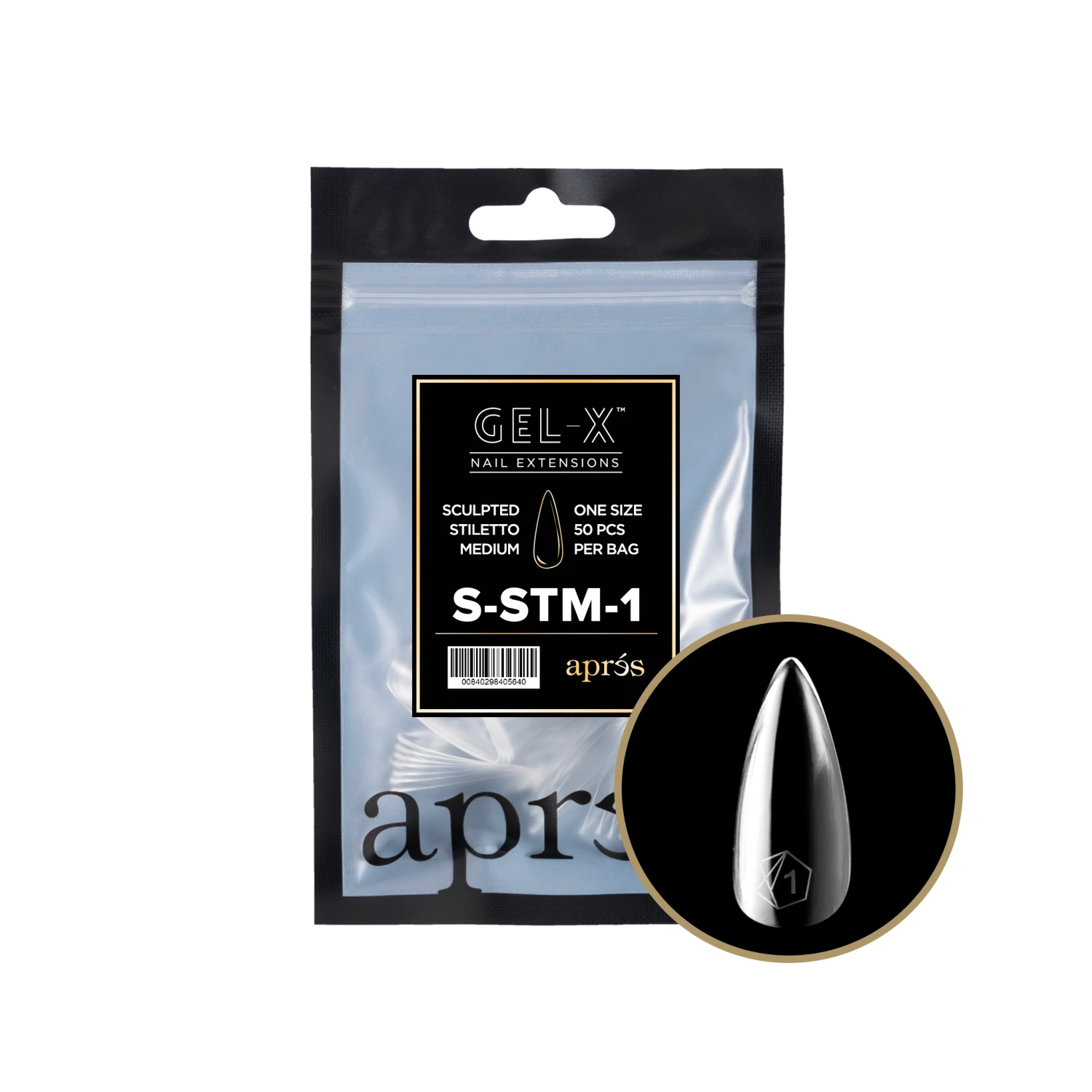 Aprés Gel-X Refill - Sculpted Stiletto Medium(Sstm2 0) - Image 3