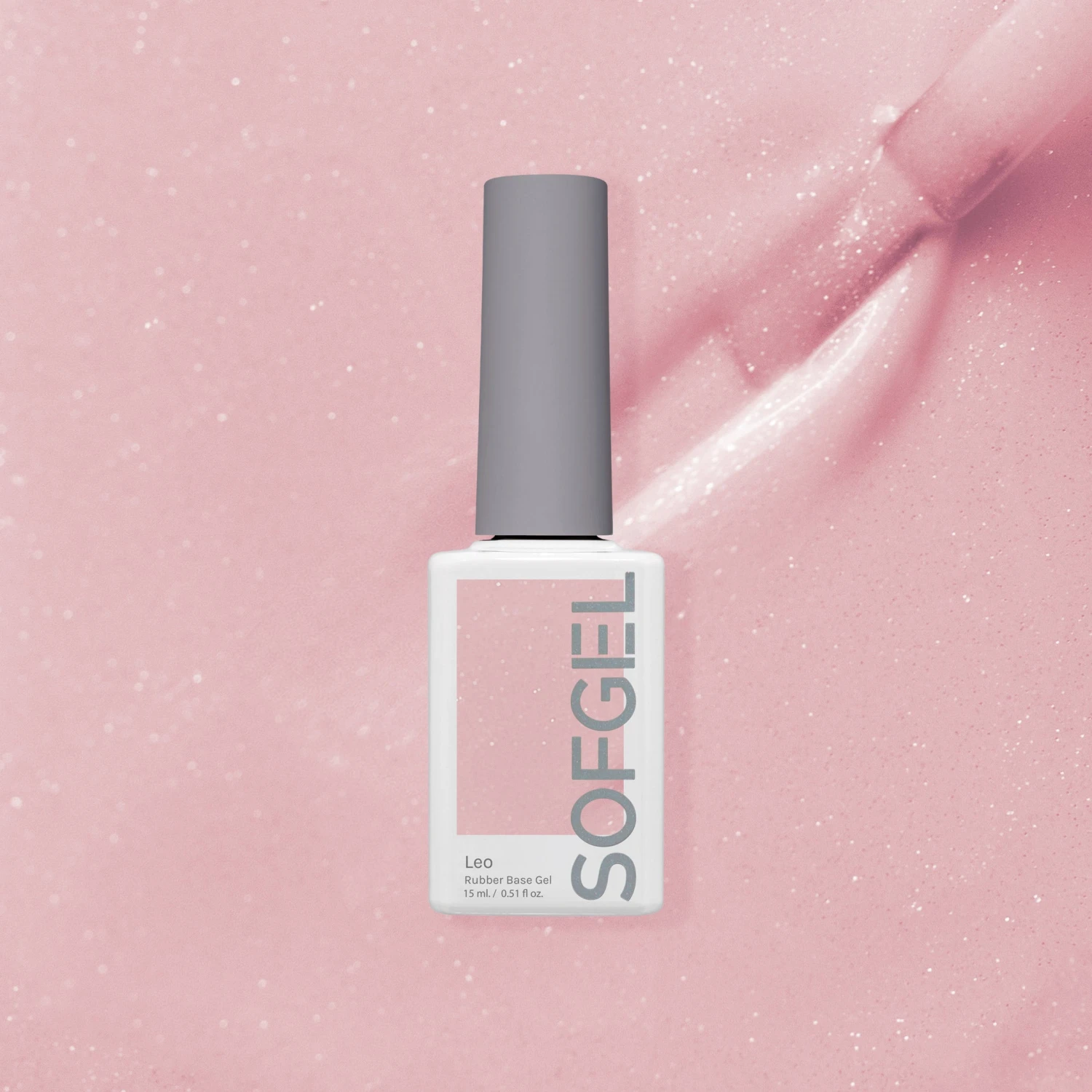 Sofgel Rubber Base Gel Leo- 15ml(Sofgel Rubber Base Gel Leo 15ml En)