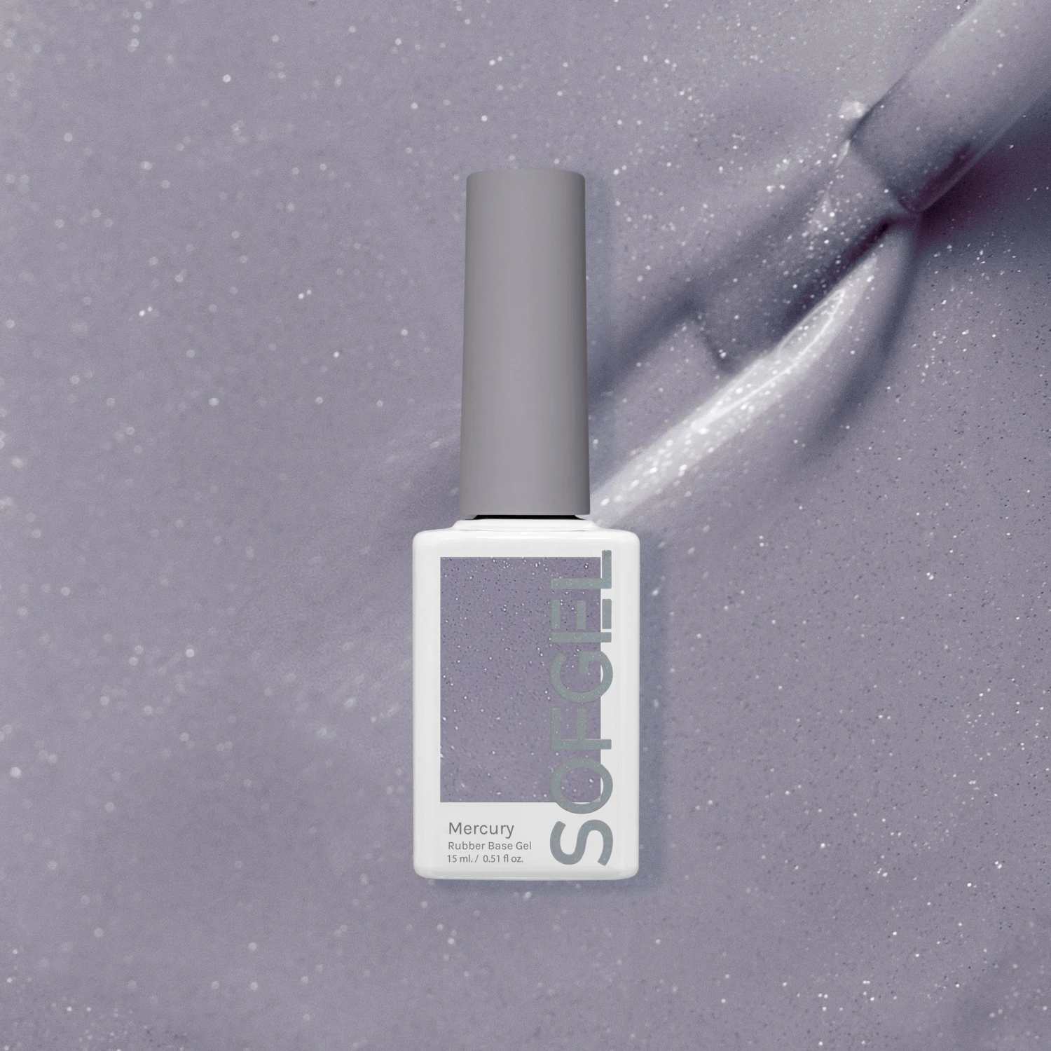 Sofgel Rubber Base Gel Mercury - 15ml(Sofgel Rubber Base Gel Mercury 15ml En)